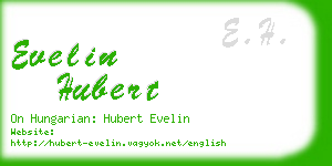 evelin hubert business card